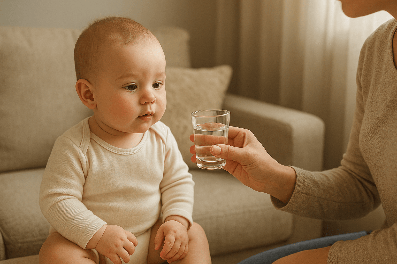 Água para bebês: quando oferecer e por que esperar até os 6 meses