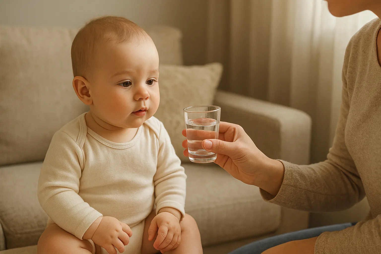 Água para bebês: quando oferecer e por que esperar até os 6 meses